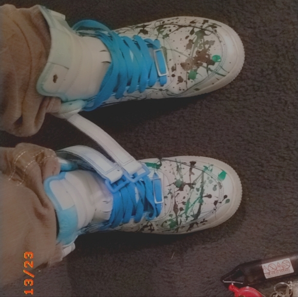 only wore a few times excellent condition Air Force One customized - Picture 7 of 7